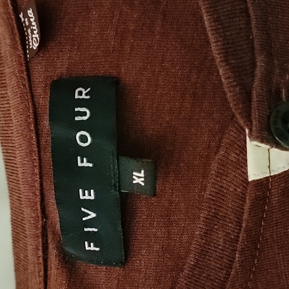 Five Four Cotton 1/4 Button Down - Picture 2 of 3